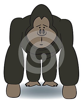 Cartoon Gorilla