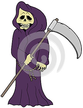 Cartoon grim reaper