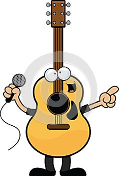 Cartoon Guitar Happy