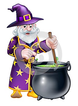 Cartoon Halloween Wizard