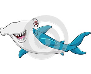 Cartoon hammerhead shark