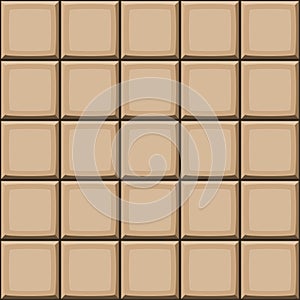 Cartoon hand drown beige seamless tiles texture