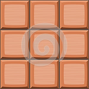 Cartoon hand drown orange seamless decorative tiles texture