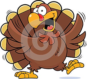 Cartoon Happy Turkey