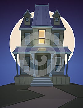 Cartoon Haunted House