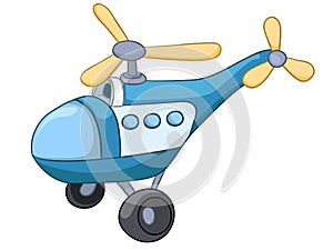 Cartoon Helicopter