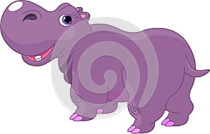 Cartoon Hippo photo