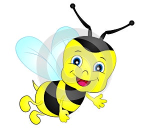 Cartoon Honeybee Clip Art photo