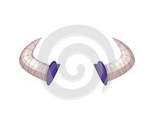 Cartoon Horns Icon