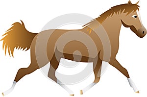 Cartoon horse