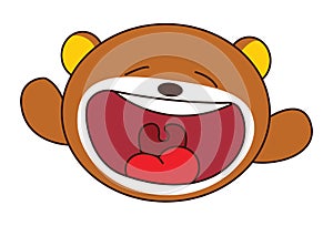 Cartoon Illustration Of Cute Teddy Bear