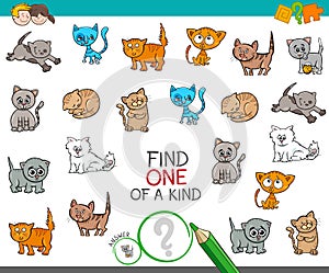 Find one of a kind with cat characters