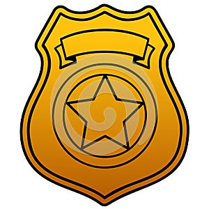 Police Badge Blank