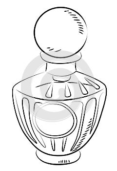 Cartoon image of perfume bottle