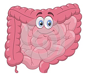 Cartoon intestines photo