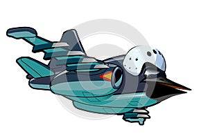 Cartoon Jetbird 2