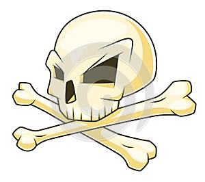 Cartoon jolly roger