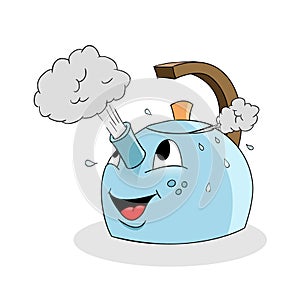 Cartoon kettle photo