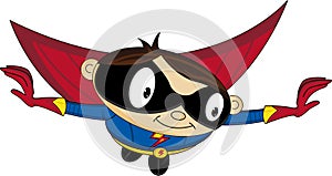 Cartoon Kid Superhero photo