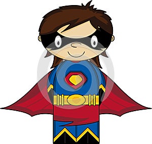 Cartoon Kid Superhero photo