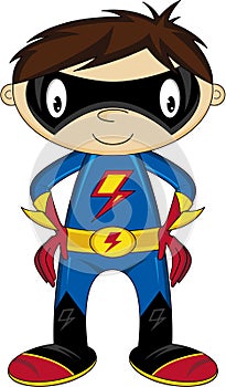 Cartoon Kid Superhero photo