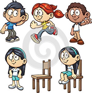 Cartoon kids