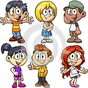 Cartoon kids
