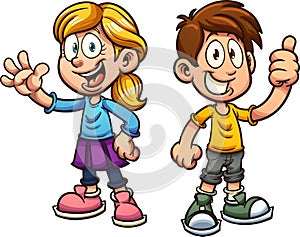 Cartoon kids