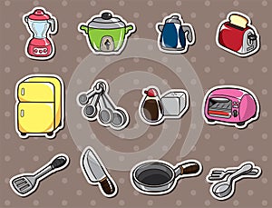 Cartoon kitchen stickers