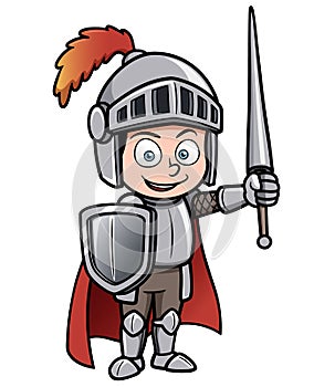 Cartoon knight
