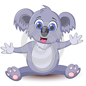 Cartoon koala for you design