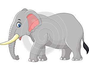 Cartoon large elephant