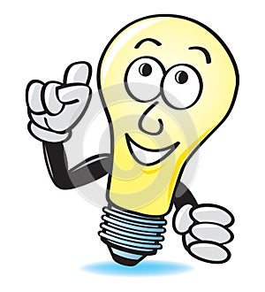 Cartoon Light Bulb