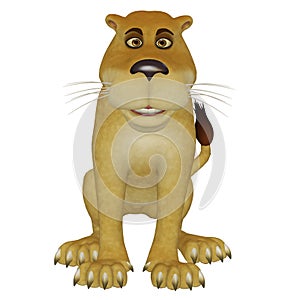 Cartoon lioness photo