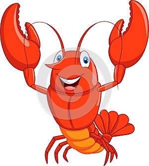 Cartoon lobster