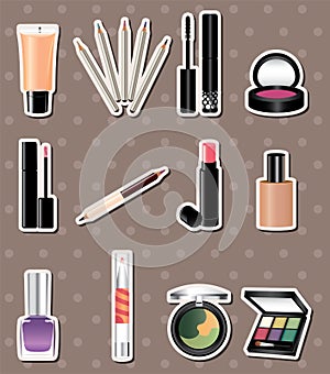 Cartoon makeup stickers