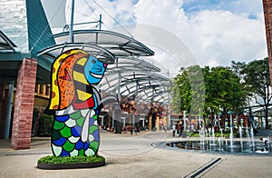 Cartoon Merlion Statue, Sentosa Island, Singapore