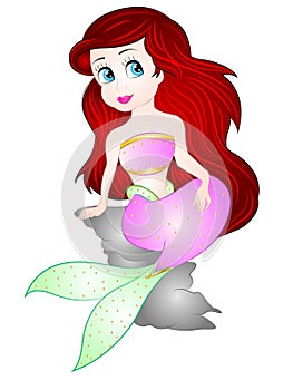 Cartoon Mermaid