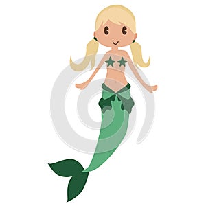 Cartoon mermaid photo