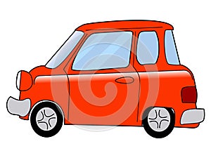 Cartoon minicar