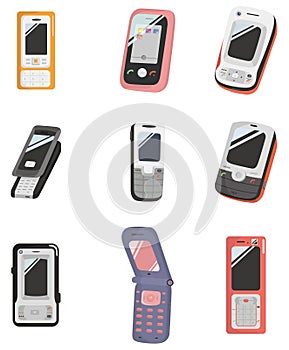 Cartoon Mobile phone icon