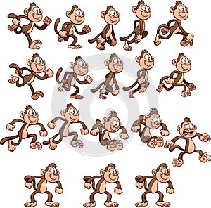 Cartoon monkey