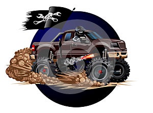 Cartoon Monster Truck