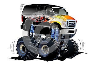 Cartoon Monster Truck