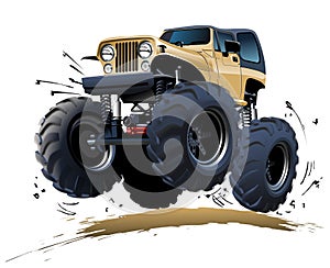 Cartoon Monster Truck