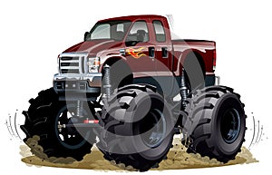 Cartoon Monster Truck