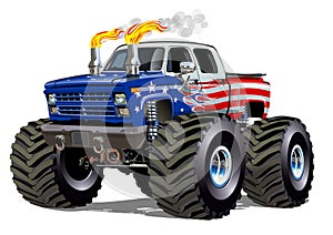 Cartoon Monster Truck