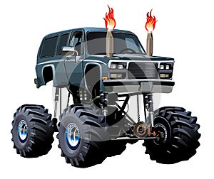 Cartoon Monster Truck