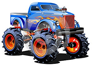 Cartoon Monster Truck