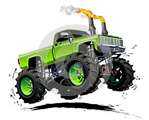 Cartoon Monster Truck